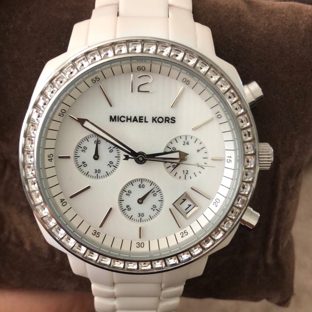 Michale Kors white watch